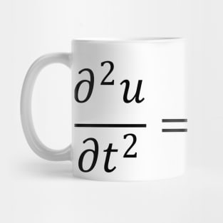 d'Alembert Wave Equation - Electromagnetism And Physics Mug